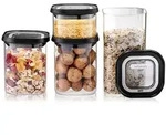 GEFU Vorratsdose Pantry 4tlg. Glas Transparent Klar