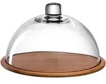 Leonardo K&auml;seplatte Cucina 17 cm Glas Braun