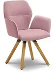 Stuhl Merlot Stoff Violett Aubergine
