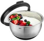GEFU Sch&uuml;ssel Muovo 1000 ml Edelstahl Silber