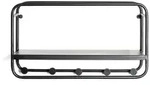Haku Wandregal Birmingham Metall Schwarz