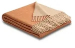 Biederlack Kuscheldecke Cashmere 130 x 170 cm Mischgewebe Orange