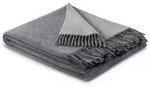 Biederlack Kuscheldecke Cashmere 150 x 200 cm Mischgewebe Grau