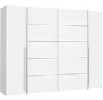 FORTE Schwebet&uuml;renschrank Narago 270 x 210 cm Dekor Wei&szlig;