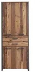 FORTE Schrank Clif Holzoptik Braun Dunkelbraun