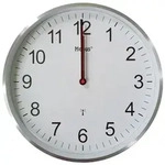 Mebus Funkwanduhr 19411 &Oslash; 30 cm Kunststoff