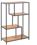 Actona Regal Seaford Holzoptik Schwarz, Braun Schwarz / Eiche