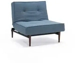 INNOVATION LIVING Sessel Splitback Styletto dunkel Stoff Light Blue