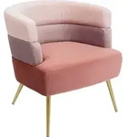 KARE DESIGN Sessel Sandwich 84780 Stoff Rosa Rose