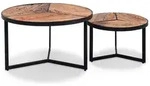 2-Satztisch Oxford Holz Schwarz