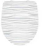 WC-Sitz White Wave Kunststoff Wei&szlig;