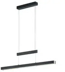Trio LED-Pendelleuchte Trajan Metall Gold, Schwarz Gold /