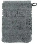 CaW&ouml; Waschlappen Noblesse 16 x 22 cm Baumwolle Grau Anthrazit