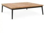 Musterring Loungetisch Menorca 90 x cm Aluminium Braun Teak