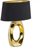 Reality Leuchten Tischleuchte Taba Keramik Gold 52 cm