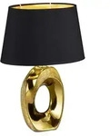 Reality Leuchten Tischleuchte Taba Keramik Gold 33 cm