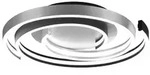 Trio LED-Deckenleuchte Caya Alu, Eisen, Stahl & Metall Grau Alu geb&uuml;rstet