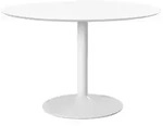 Actona Esstisch Ibiza &Oslash; 110 cm Lack Wei&szlig; / Matt