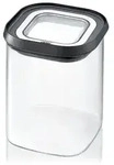 GEFU Vorratsdose Pantry 900 ml Glas Schwarz