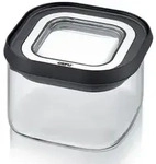 GEFU Vorratsdose Pantry 400 ml Glas Schwarz