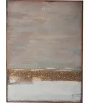 KARE DESIGN Wandbild 90 x 120 cm Abstract Horizon 61660 Holz, Textil, Natur Bunt