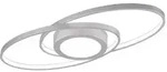 Reality Leuchten LED-Deckenleuchte Galaxy Alu, Eisen, Stahl & Metall Silber Titan