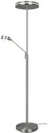 Trio LED-Stehlampe Franklin Alu, Eisen, Stahl & Metall Silber Nickel matt