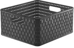 Rotho Korb Country 14l Kunststoff Grau Anthrazit L (Large)