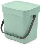 brabantia Abfallbeh&auml;lter Sort&Go 3l Jade Green Kunststoff Gr&uuml;n