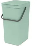brabantia Abfallbeh&auml;lter Sort&Go 16l Jade Green Kunststoff Gr&uuml;n