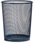 Papierkorb Mesh &Oslash; 29,5 cm Metall Grau Anthrazit M (Medium)