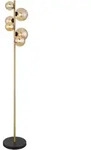 Globo Stehlampe Riha Alu, Eisen, Stahl & Metall Gold