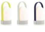 Remember LED-Akkutischleuchte Uri Piccolos 3er Set Kunststoff Gelb / Grau Blau
