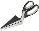 K&uuml;chenprofi Pizzaschere 27 cm Edelstahl Schwarz