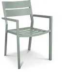 Brafab Gartenstuhl stapelbar Delia Aluminium Gr&uuml;n Mint