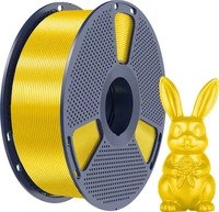 SUNLU SUN-6933582309510, SUNLU Silk PLA+ Yellow - 1,75mm / 1000g, 1kg