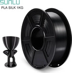 SUNLU SUN-6933582309466, SUNLU Silk PLA+ Black - 1,75mm / 1000g, 1kg