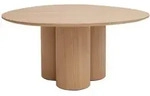 Design-Couchtisch aus hellem Holz HOLLEN