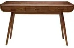 Schreibtisch Vintage Holz Nussbaum HALLEN