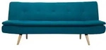 Schlafsofa 3-Sitzer blaugr&uuml;n SENSO
