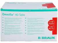 PZN-DE 02040630, B. Braun Melsungen OMNIFIX Solo Insulinspr.1 ml U40 100 X 1 ml