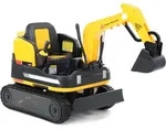 Kinder Elektro Bagger HECHT 52107 | 2 x 50 W Motoren | mit Funkfernbedienung 