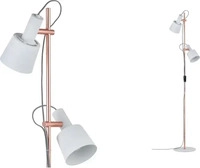 Paulmann 79660, Paulmann Neordic Stehleuchte Haldar E14 max. 2x20W Wei&szlig;/Kupfer...