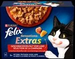 Purina Felix Sensations Extras Gelee Geschmacksvielfalt vom Land 12x85g