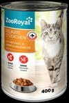 ZooRoyal Delikate St&uuml;ckchen mit Gefl&uuml;gel und Leber in Wildgelee 400g