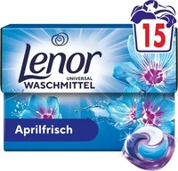 Lenor All-in-1 Vollwaschmittel Fl&uuml;ssig Pods Aprilfrisch 323g 15WL, Grundpreis: