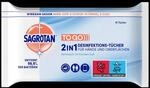 Sagrotan 2in1 Desinfektions-T&uuml;cher H&auml;nde und Oberfl&auml;chen 15 St&uuml;ck