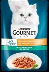 Gourmet Perle Erlesene Streifen mit Kaninchen 85g