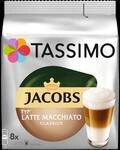 Tassimo Kaffeekapseln Jacobs Latte Macchiato Classico 264g, 8 Kapseln
