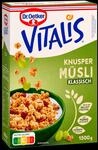 Dr. Oetker Vitalis Knusperm&uuml;sli klassisch Vorratspack 1,5kg